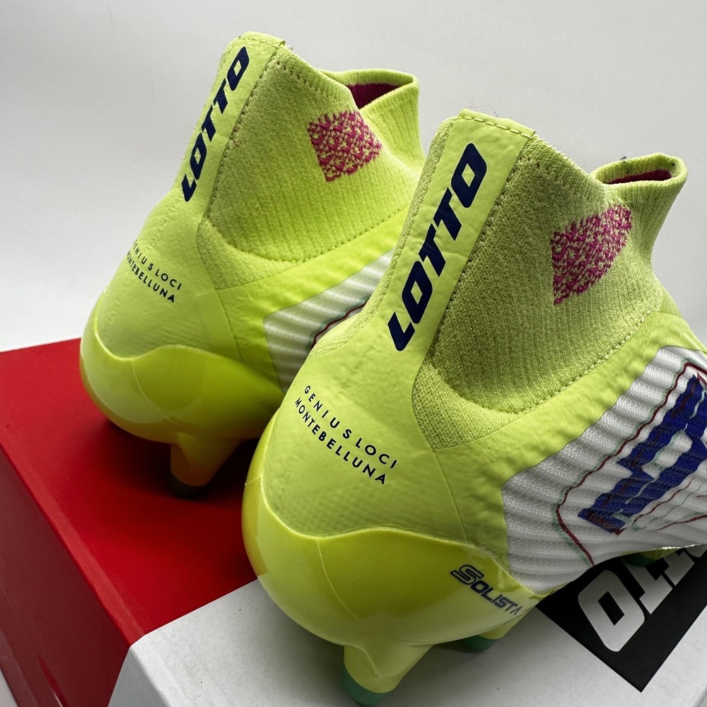 Lotto Solista 100 VIII Gravity FG Soccer Cleats Mens Size 10 Yellow 220556 - Picture 4 of 8